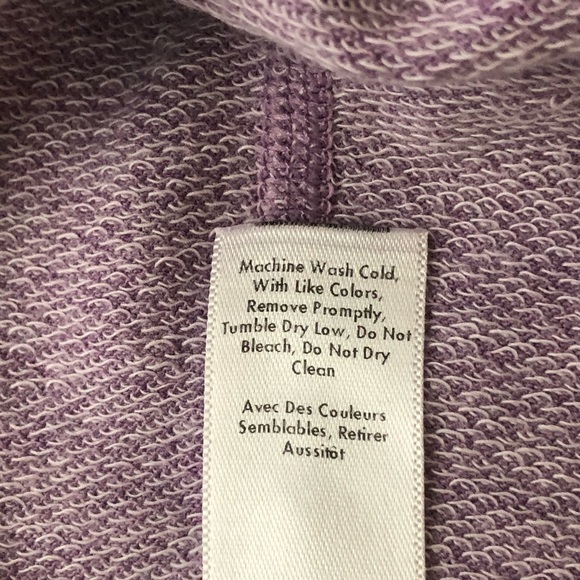 Lucy Sweatshirt Womens L Hoodie Pullover Lavender Long Sleeve Athletic P… - Picture 9 of 11